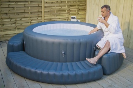 Bestway 58432 BW Надувная скамейка для СПА бассейнов, 198х40х40см Bestway 58432 BW Надувная скамейка для СПА бассейнов, 198х40х40см