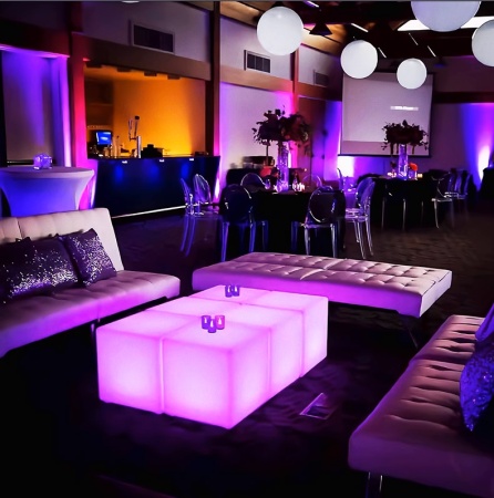 Светильник Куб 60 питание от сети 220В, RGB